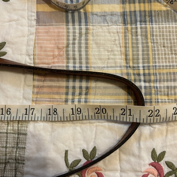 Patricia Nash European Map 13” x 10” x 5”leather adjustable strap crossbody bag - Picture 13 of 13